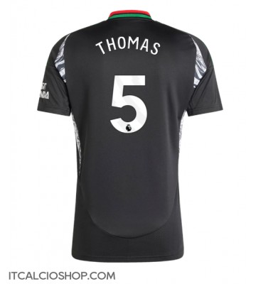 Arsenal Thomas Partey #5 Seconda Maglia 2024-25 Manica Corta